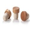 WidgetCo 19.5mm Natural T-Cork with Wood Top, Bar Corks, For Spirits, Liquor, & Syrups (Qty 25) view 1