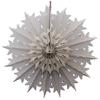 19" Tissue Paper Snowflake (6-Pack, Gray) view 1