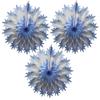 19" Tissue Paper Snowflake (6-Pack, Blue Tip) view 2