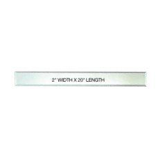CRL Clear Mirror Glass Beveled Mirror Strips BM4S2X20