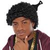 Black Afro Synthetic Hair Wig with Attached Pick (Adult Size) 1 Count - Stunning & Natural-Looking Synthetic Hair - Perfect for Halloween, Cosplay, and Costume Parties view 1