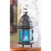 7 BLUE GLASS MOROCCAN LANTERNS view 3