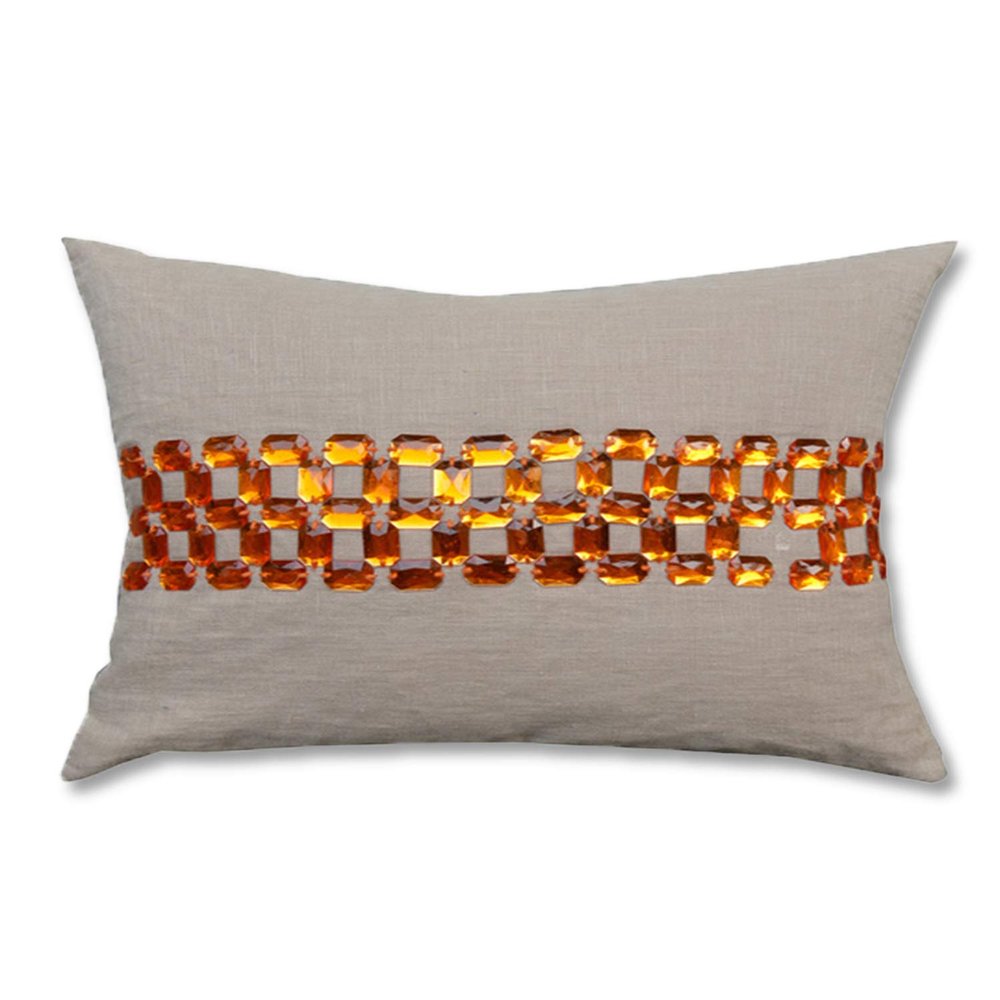 A1 Home Collections Beaver Cotton Throw Lumbar Pillow