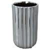 NINDEL SS144-B Silver Stripe Base Vase, Small view 1