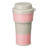 (Isetou) Iseto I-531 Cottle Folding Water Bottle, Made in Japan, 15.2 fl oz (450 ml), Strawberry Latte view 1