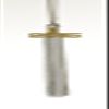 2000 Gray/White Graduation Tassel - Every School Color Available - Made in USA