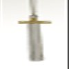 2000 Gray/White Graduation Tassel - Every School Color Available - Made in USA