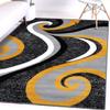 0327 Yellow 5'2x7'2 Area Rug Carpet Large New view 1