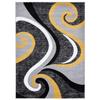 0327 Yellow 7'10x10'6 Area Rug Carpet Large New view 3