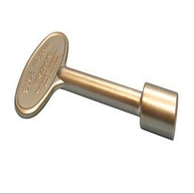 CANTERBURY ENTERPRISES Blue Flame Silver Brass Zinc Gas Valve Key