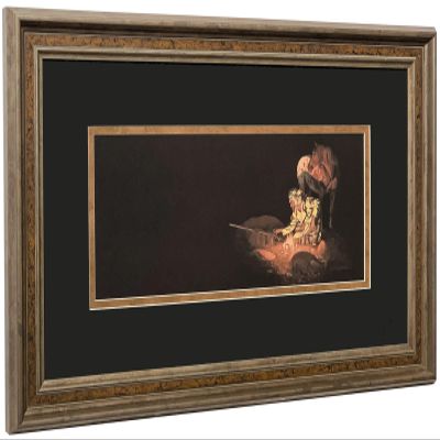 Bev Doolittle Unknown Presennce Matted and Framed Fine Art Print