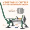 Commercial Grade Potato French Fry Cutter and Slicer by TigerChef, Heavy Duty Cast Iron and Rust Resistant Stainless Steel, 1/4 Inch Standard Size Blade, Suction Feet, Cleaning Brush view 3