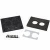 Legrand Wiremold Omnibox Floor Box Rectangular Black Duplex Cover Plate 1pk view 1