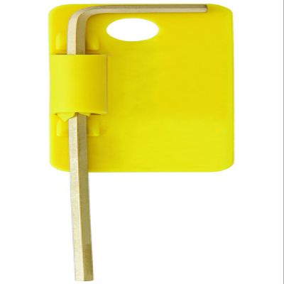 Bondhus 38278 Tagged and Barcoded 11mm Hex Tip Key L-Wrench with GoldGuard Finish, 115mm