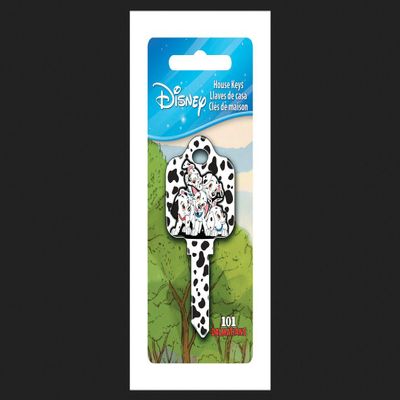 Howard Keys Disney 101 Dalmatians House Key Blank Single sided For Schlage Locks