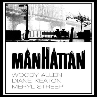 Manhattan Fridge Magnet 6x8 Woody Allen Movie Poster Magnetic Canvas Print