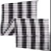 LA Linen Checkered Chair Bows Sashes,10-Pack, 7, Black/White 7 by 108-Inch view 1