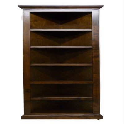FOREST DESIGNS Traditional Corner Bookcase: 30H (27 X 27 f/Corner) 30h Antique Alder