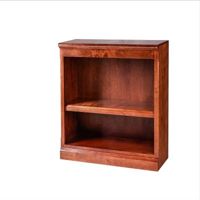 FOREST DESIGNS Mission Alder Bookcase: 36W x 36H x 13D 36H Black Oak