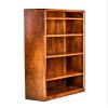 FOREST DESIGNS Bullnose Alder Bookcase: 36W x 36H x 13D 36H Spice Alder view 1