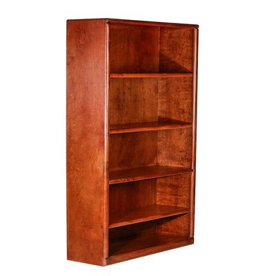 FOREST DESIGNS Bullnose Alder Bookcase: 36W x 36H x 13D 36H Golden Oak