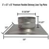 Rockford Chimney Supply Stainless Steel Premium Top Plate for Rock-Flex Liners 3x13x13 Inch view 2