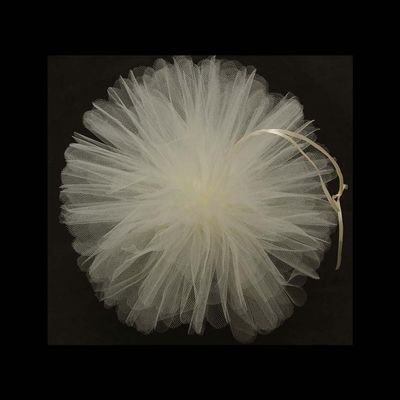Firefly Tulle Pom Poms Ball Centerpiece, 10-inch, 4-Pack (Ivory)