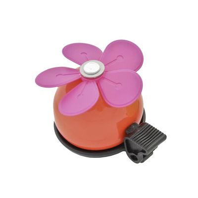 SIMSON Clear Bicycle Bell Flower Red & Pink Petal Rotation Tone