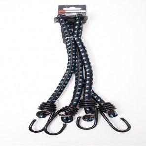 SIMSON Bicycle Accessories Lashing Straps Lashing Strap Black & Blue Luggage Fastening Easy Installation Length Adjustable with Safety Clip Isolated Usable Length 60 cm
