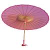 AEAOA Plain Bamboo Cloth Parasol Umbrella Great for Wedding Party Favor (Pink) view 1