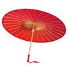 AEAOA Plain Bamboo Cloth Parasol Umbrella Great for Wedding Party Favor (Red) view 1