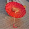 AEAOA Plain Bamboo Cloth Parasol Umbrella Great for Wedding Party Favor (Red) view 4