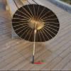AEAOA Plain Bamboo Cloth Parasol Umbrella Great for Wedding Party Favor (Black) view 4