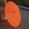 AEAOA Plain Bamboo Cloth Parasol Umbrella Great for Wedding Party Favor (Orange) view 2