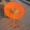 AEAOA Plain Bamboo Cloth Parasol Umbrella Great for Wedding Party Favor (Orange) view 4