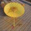AEAOA Plain Bamboo Cloth Parasol Umbrella Great for Wedding Party Favor (Yellow) view 3