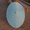 AEAOA Plain Bamboo Cloth Parasol Umbrella Great for Wedding Party Favor (Light Blue) view 2