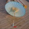 AEAOA Plain Bamboo Cloth Parasol Umbrella Great for Wedding Party Favor (Light Blue) view 3