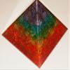 4" Orgone 7 Layer Chakra Crystal Energy Generator Pyramid, EMF Protection, Reiki,orgonite, Red Jasper, Carnelian, Green Aventurine, Lapis Lazuli, Blue Aventurine, Amethyst with Copper Coil, Sacred Geometry, Reiki view 2