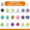 WYZworks Round Paper Lantern 6-Pack (Red, 16") - Wedding Decoration Party Chinese Festival Lamp Shades Fiesta view 4