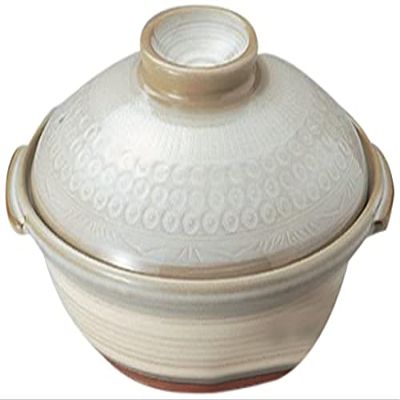 Banko Ware Earthenware Pot, Kyoto Mishima No. 9 Pot, 11.6 x 10.8 x 5.9 inches (29.4 x 27.5 x 15 cm), Banko Ware Direct Fire, Reinforced Japanese Tableware, Sake Cup, Restaurant, Inn, Commercial Use