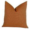 Thomas Collection Luxury Desginer Throw Pillow - Orange Greek Key Trellis Pattern Pillow - Orange Geometric Throw Pillow - Hollywood Regency, Made in US, 11276 view 1