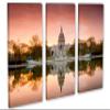 60 x 40 TOTAL - Capitol building, Washington DC Canvas Print. 3 Panel Split, Triptych. USA., office decor view 1