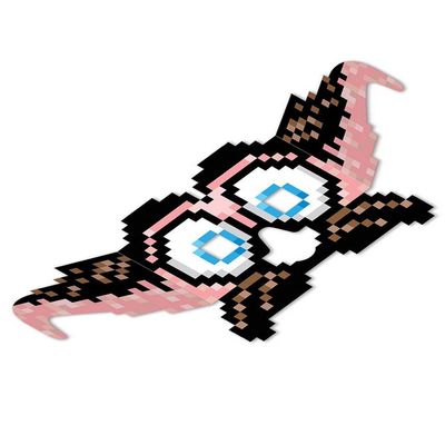 Beistle 8-Bit Moustache and Eyes Eyeglasses, Multicolor