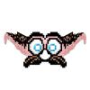 Beistle 8-Bit Moustache and Eyes Eyeglasses, Multicolor view 2