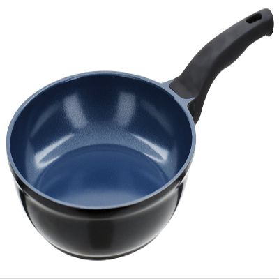 GSW Stahlwaren GmbH Cast Aluminium Fry Pan, Blue/Black, 20 x 4.5 cm, 1 Litre