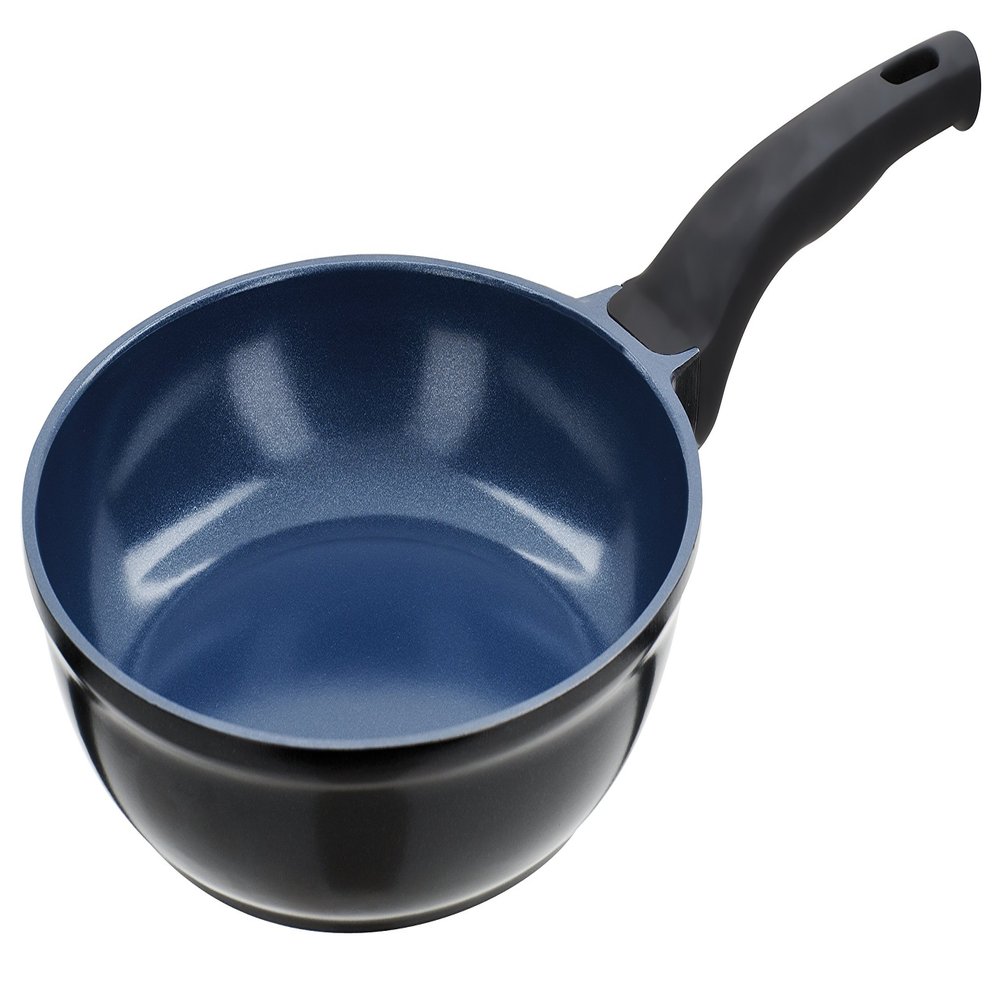 GSW Stahlwaren GmbH Cast Aluminium Fry Pan, Blue/Black, 20 x 4.5 cm, 1 Litre