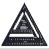 Johnson Level & Tool 1956-1800 Metric Johnny Square Professional Easy-Read Aluminum Rafter Square, 18cm, Black, 1 Square view 1