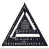 Johnson Level & Tool 1956-1800 Metric Johnny Square Professional Easy-Read Aluminum Rafter Square, 18cm, Black, 1 Square view 2