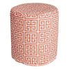 Majestic Home Goods Towers Indoor/Outdoor Ottoman Pouf 16" L x 16" W x 17" H Gray view 3